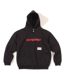 画像1: ACAPULCO GOLD(アカプルコゴールド) / LINEAR SIGNATURE SNAP HOODED SWEATSHIRT (1)
