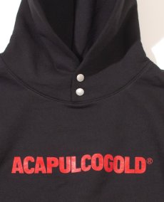 画像7: ACAPULCO GOLD(アカプルコゴールド) / LINEAR SIGNATURE SNAP HOODED SWEATSHIRT (7)