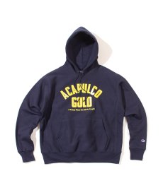画像4: ACAPULCO GOLD(アカプルコゴールド) / ARCH LOGO HOODED SWEATSHIRT (4)