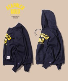 画像7: ACAPULCO GOLD(アカプルコゴールド) / ARCH LOGO HOODED SWEATSHIRT (7)