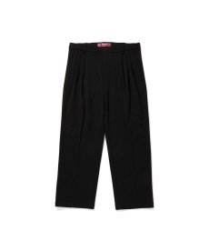 画像1: HIDEANDSEEK(ハイドアンドシーク) / Striped Tuck Slacks (Heavy25aw) (1)