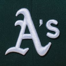 画像9: NEW ERA / 59FIFTY Dog Ear ドッグイヤー チームカラー オークランド・アスレチック (9)