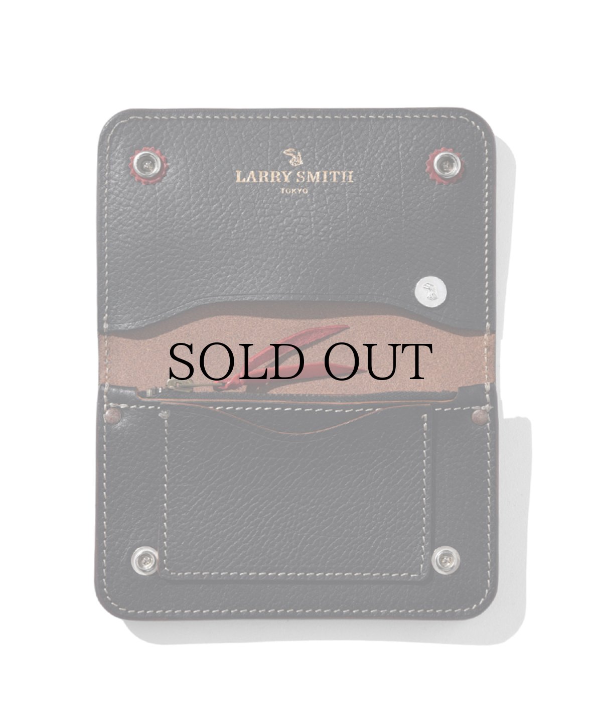 画像5: LARRY SMITH(ラリースミス) / EMBOSSED TRUCKERS WALLET (SHELL) -S- (5)