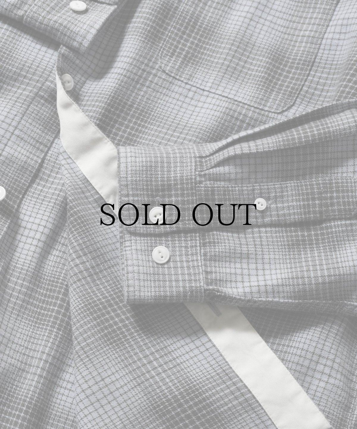 画像13: 【40%OFF】LFYT(ラファイエット) / NEP TWILL CHECK BAND COLLAR SHIRT (13)
