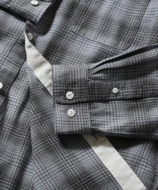 画像13: LFYT(ラファイエット) / NEP TWILL CHECK BAND COLLAR SHIRT (13)