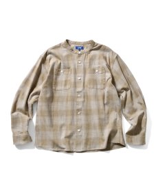画像3: LFYT(ラファイエット) / NEP TWILL CHECK BAND COLLAR SHIRT (3)