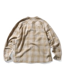 画像6: LFYT(ラファイエット) / NEP TWILL CHECK BAND COLLAR SHIRT (6)