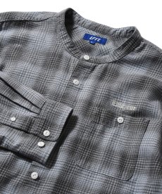 画像10: LFYT(ラファイエット) / NEP TWILL CHECK BAND COLLAR SHIRT (10)