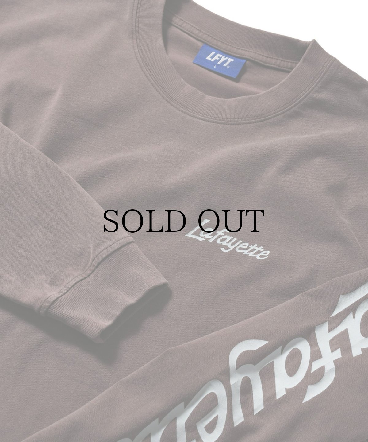 画像13: 【30%OFF】LFYT(ラファイエット) / SLEEVE LOGO WASHED L/S TEE (13)