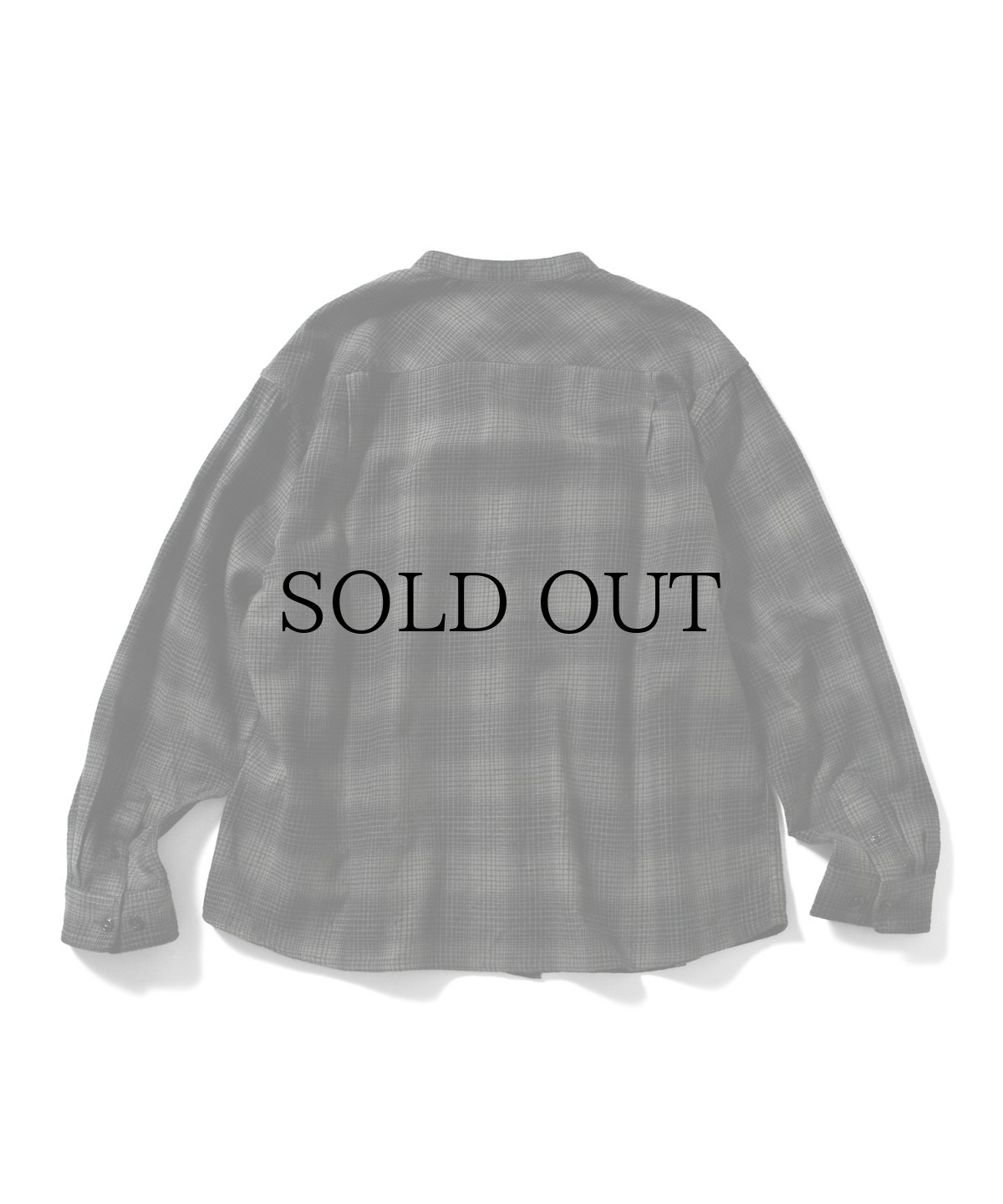 画像5: 【40%OFF】LFYT(ラファイエット) / NEP TWILL CHECK BAND COLLAR SHIRT (5)