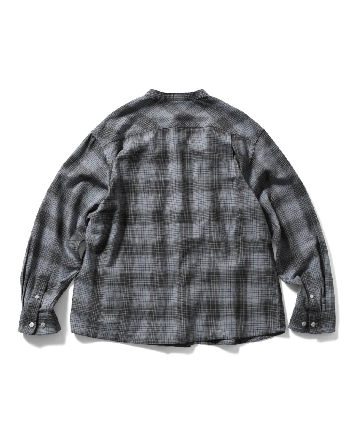 画像7: LFYT(ラファイエット) / NEP TWILL CHECK BAND COLLAR SHIRT (7)