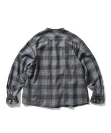 画像7: LFYT(ラファイエット) / NEP TWILL CHECK BAND COLLAR SHIRT (7)
