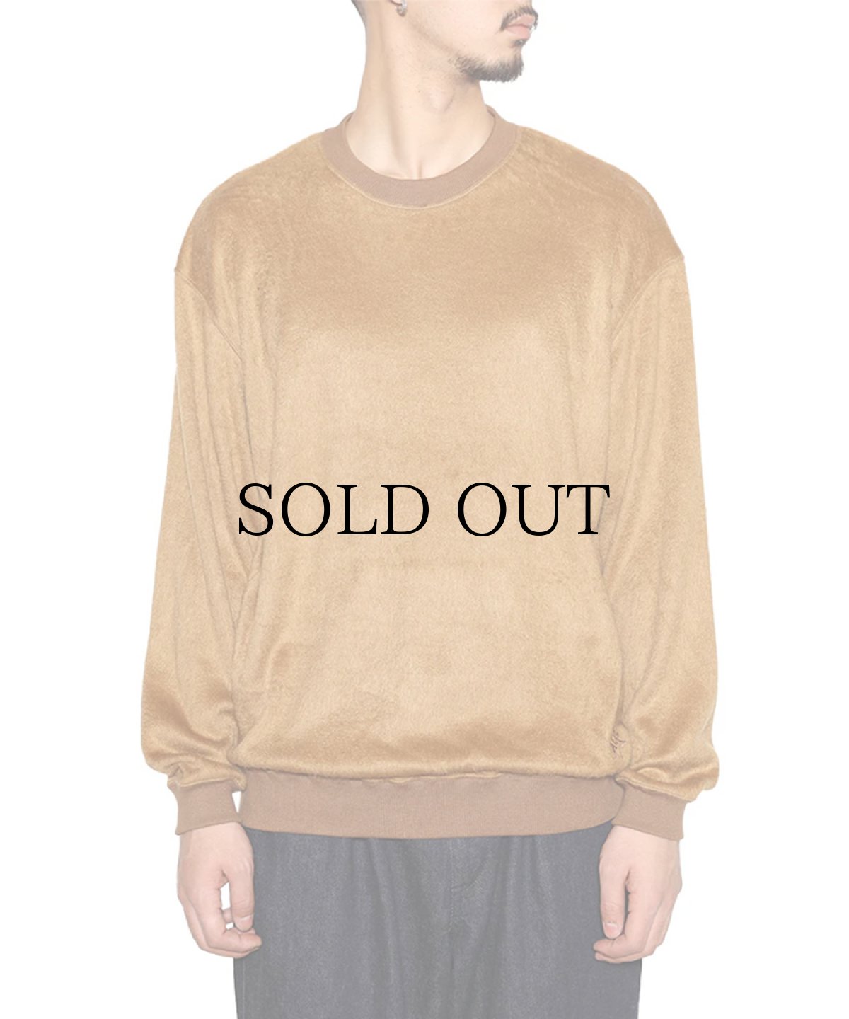 画像7: CALEE(キャリー) / SHAGGY FABRIC CREW NECK SW (7)