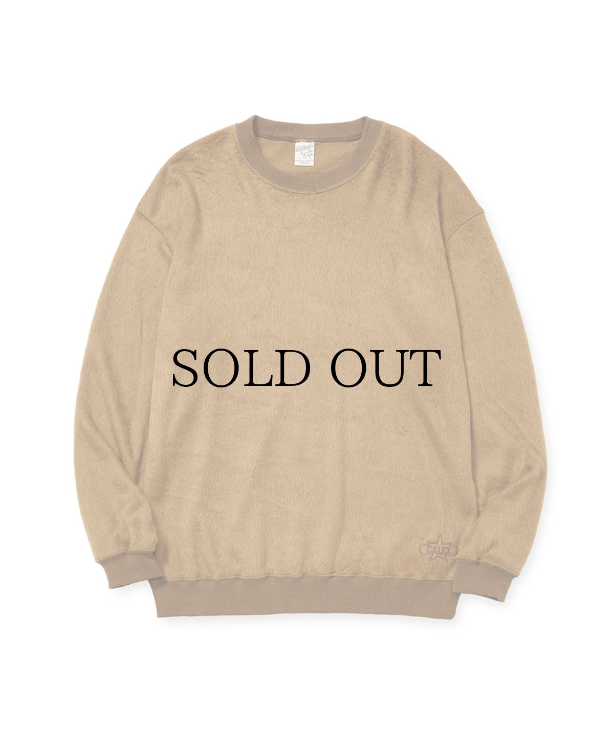 画像2: CALEE(キャリー) / SHAGGY FABRIC CREW NECK SW (2)