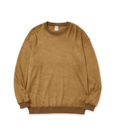 画像2: CALEE(キャリー) / SHAGGY FABRIC CREW NECK SW (2)