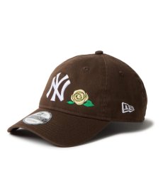 画像1: NEW ERA / 9TWENTY クロスストラップ With Rose ニューヨーク・ヤンキース (1)