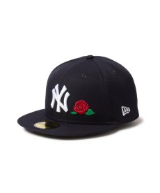 画像1: NEW ERA / 59FIFTY With Rose ニューヨーク・ヤンキース (1)