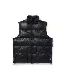画像1: HIDEANDSEEK(ハイドアンドシーク) / Western Down Vest(25aw) (1)