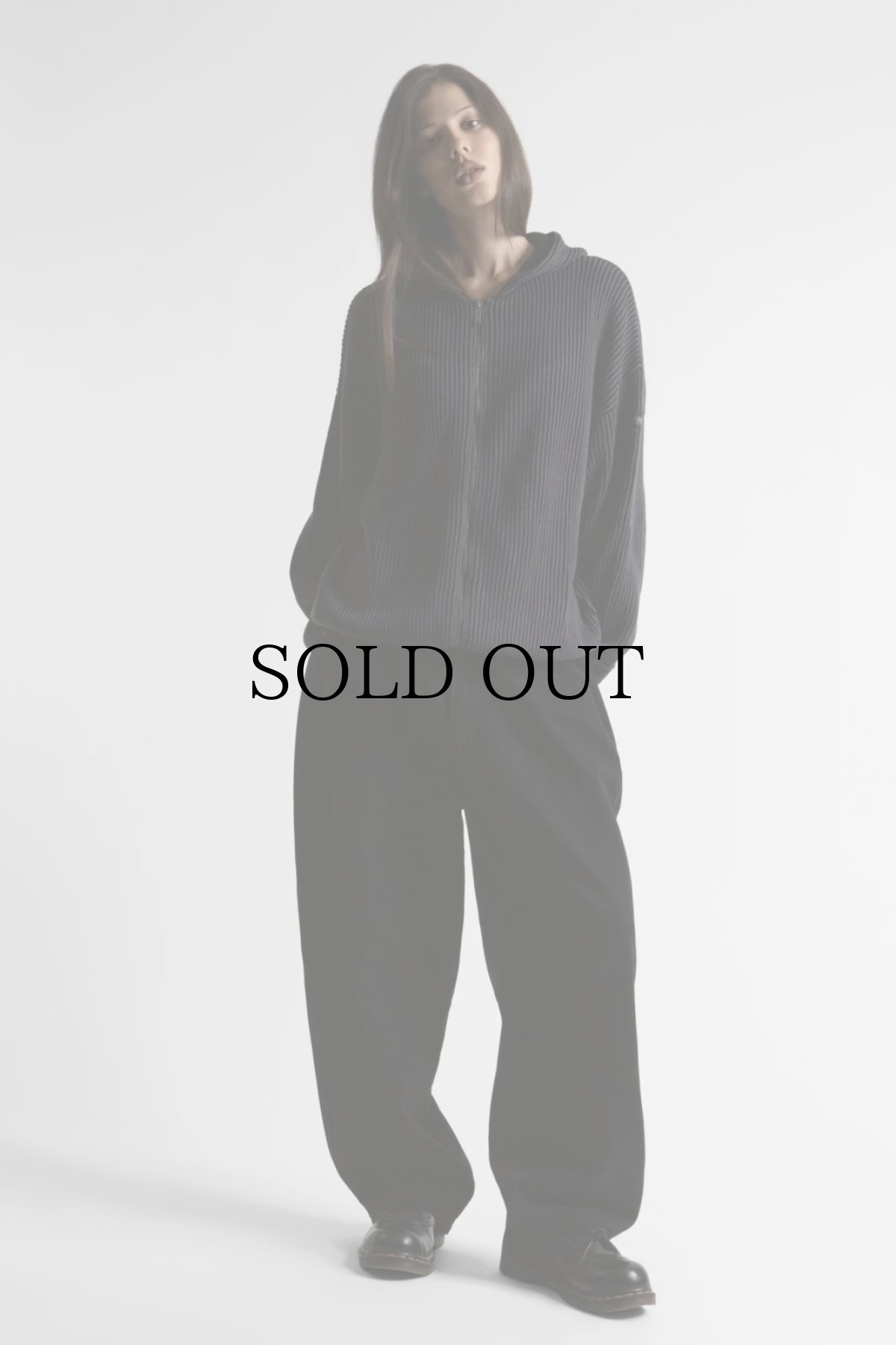 画像4: WASTED PARIS /  PUSHER KNIT ZIP HOODIE (4)