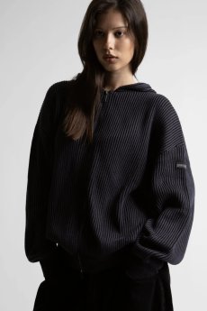 画像5: WASTED PARIS /  PUSHER KNIT ZIP HOODIE (5)
