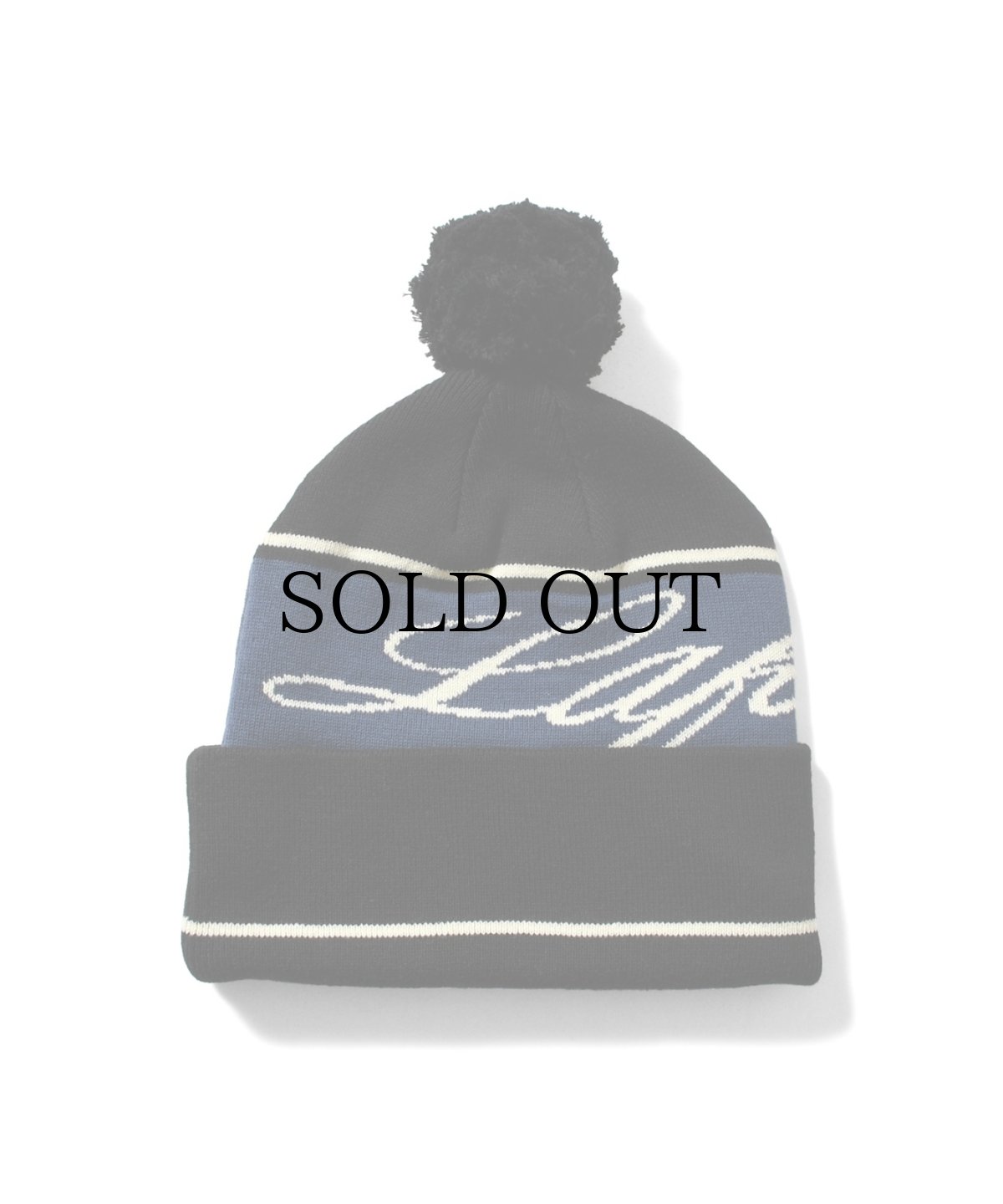 画像2: 【40%OFF】LFYT(ラファイエット) / PLAYFIELD POM KNIT CAP (2)