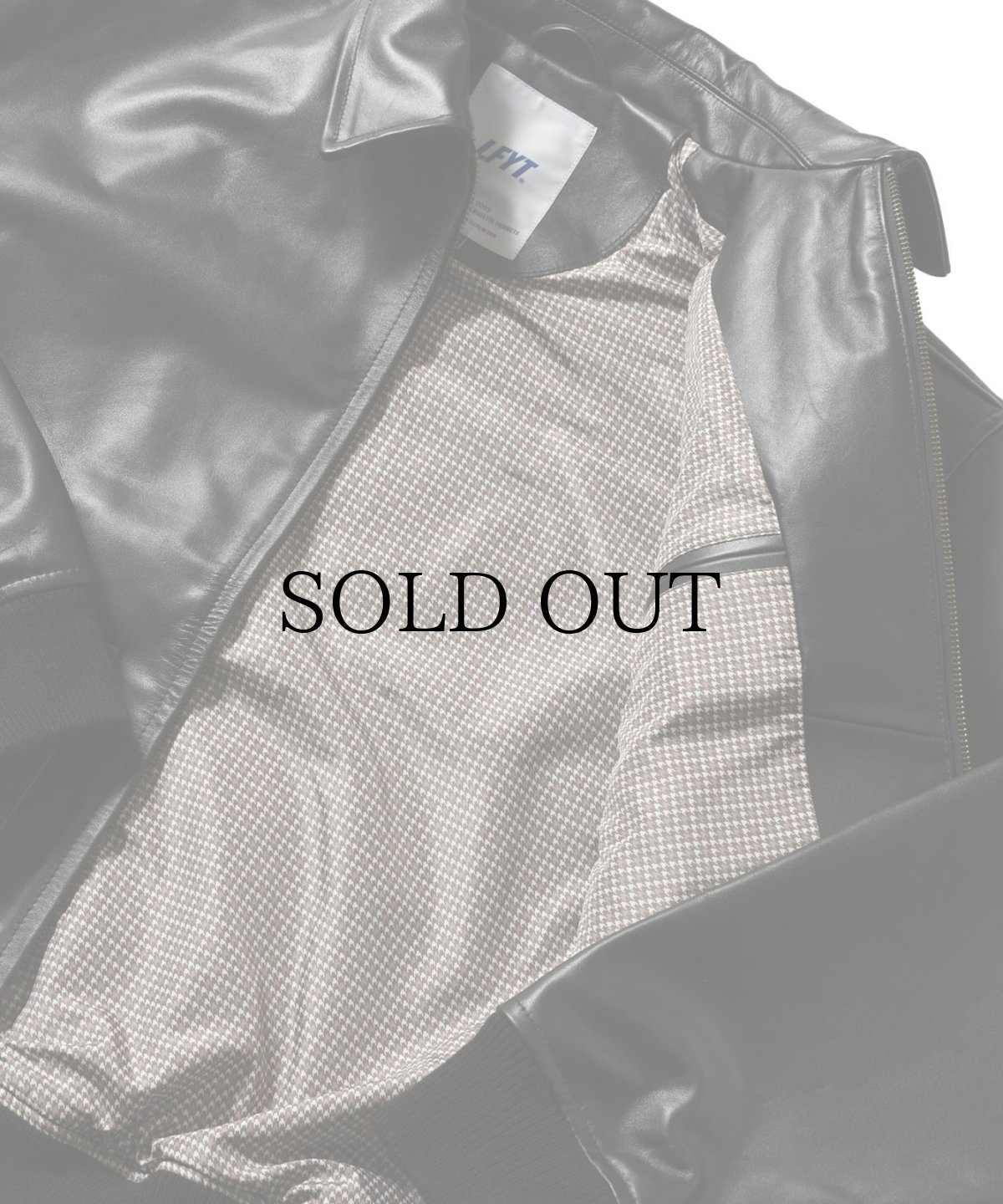 画像5: 【30%OFF】LFYT(ラファイエット) / LEATHER EMBOSS JACKET (5)