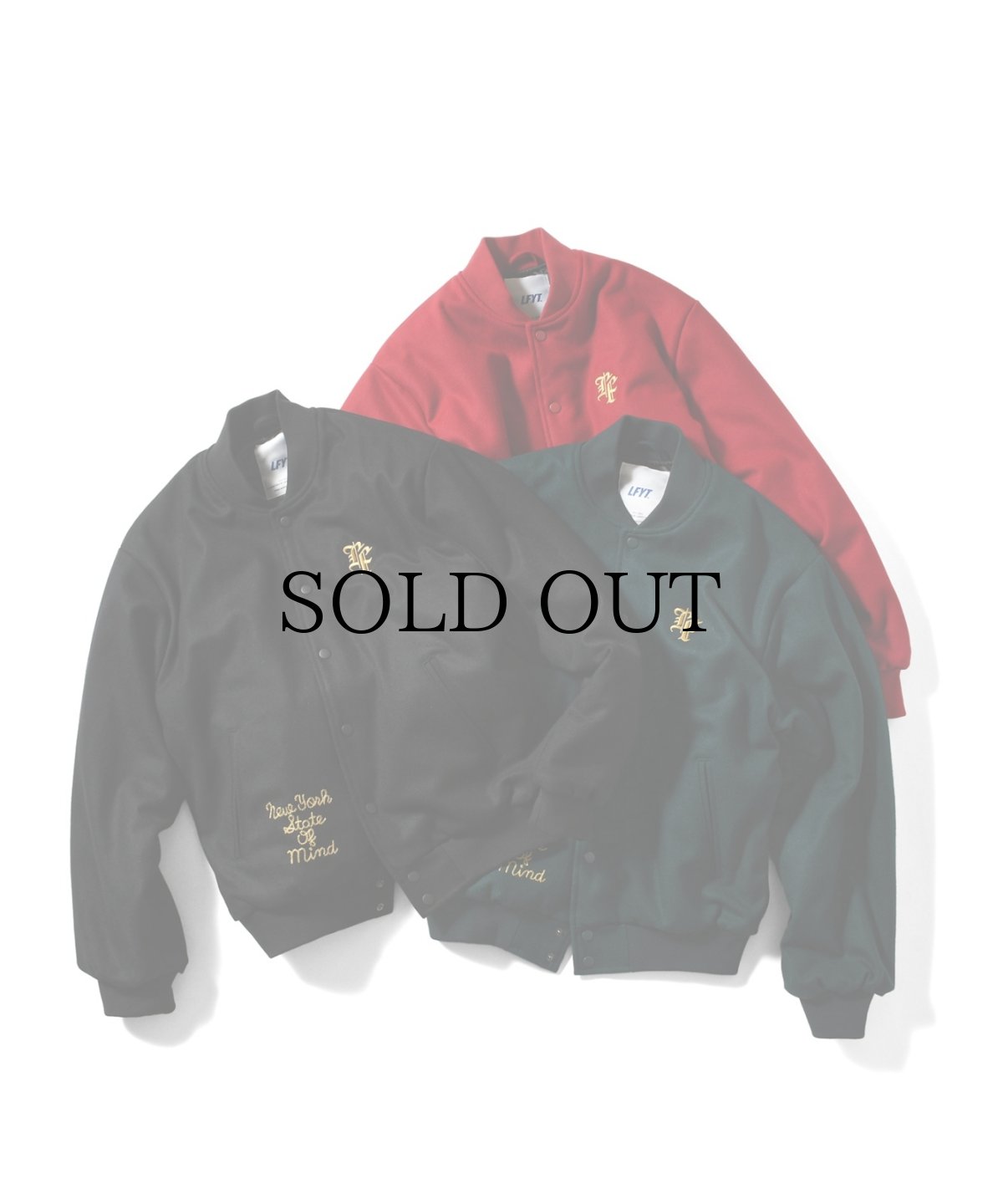 画像1: 【30%OFF】LFYT(ラファイエット) / HERITAGE MELTON EMBLEM JACKET (1)