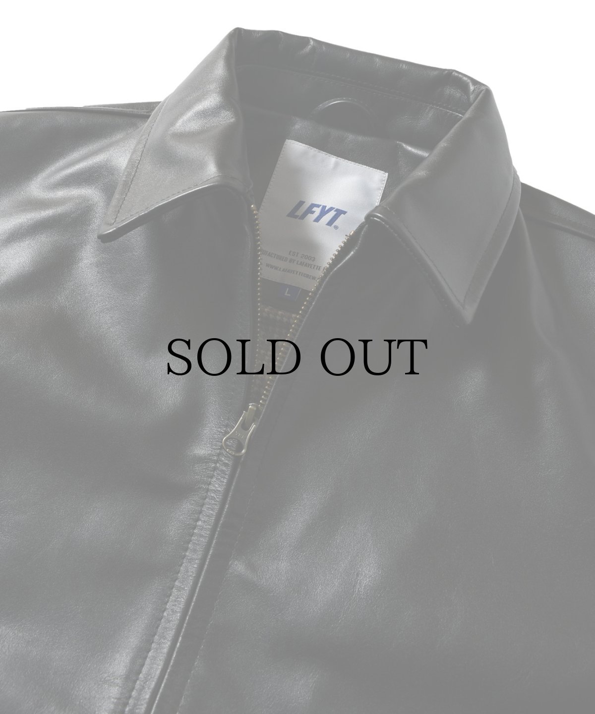 画像4: 【30%OFF】LFYT(ラファイエット) / LEATHER EMBOSS JACKET (4)