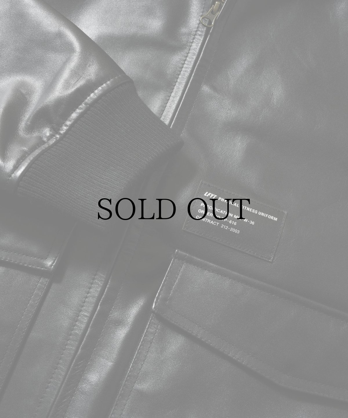 画像9: 【30%OFF】LFYT(ラファイエット) / LEATHER EMBOSS JACKET (9)