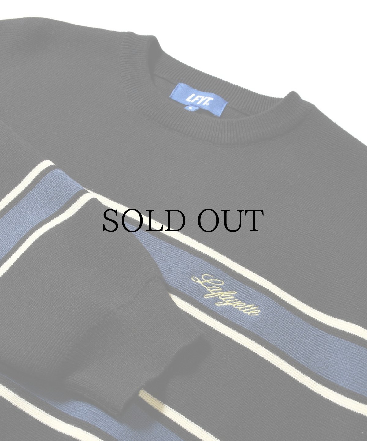 画像6: 【30%OFF】LFYT(ラファイエット) / HERITAGE COTTON KNIT SWEATER (6)