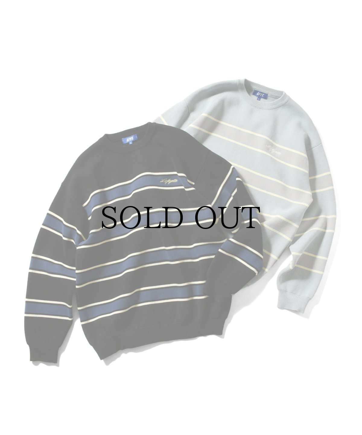画像1: 【30%OFF】LFYT(ラファイエット) / HERITAGE COTTON KNIT SWEATER (1)