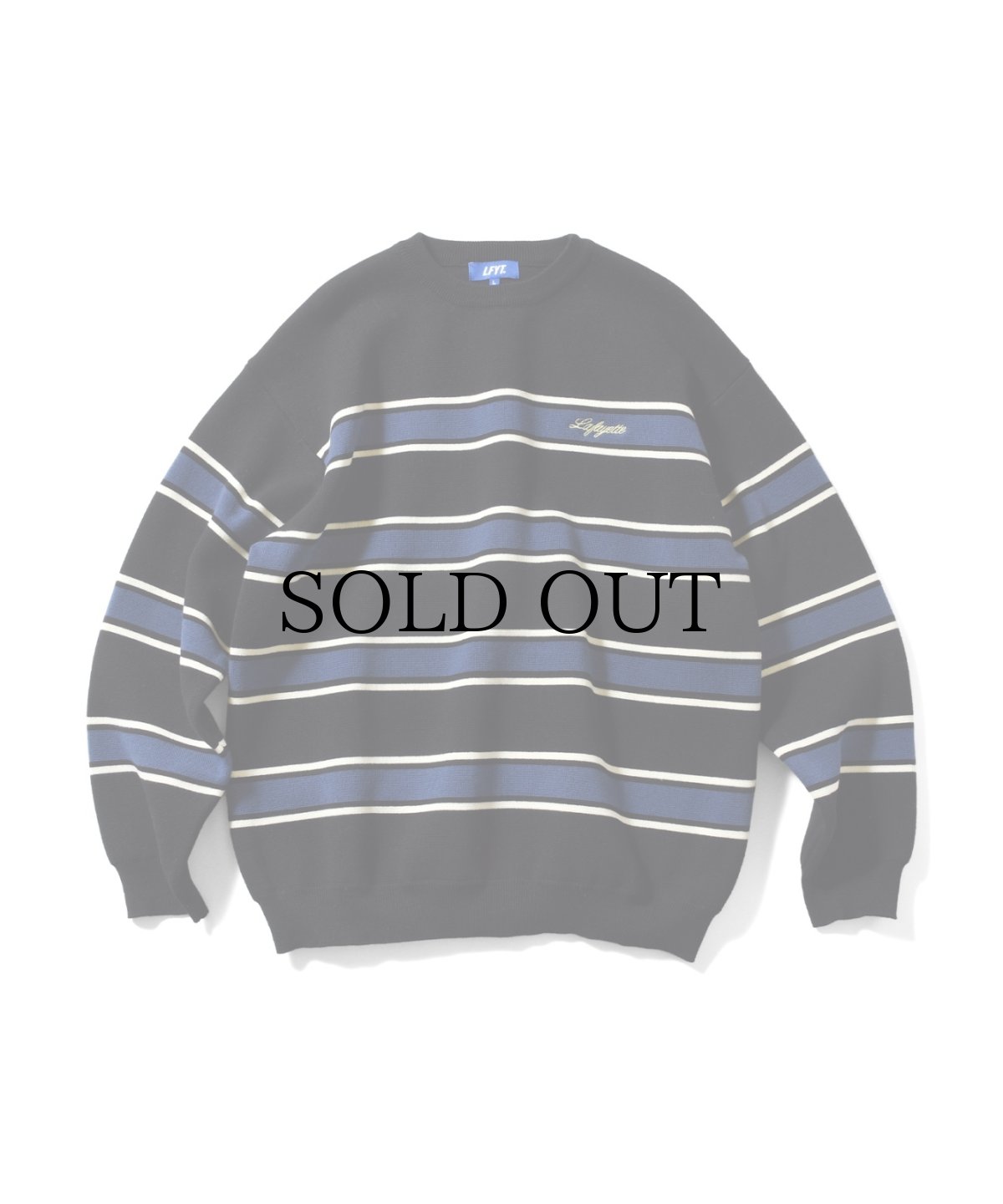 画像2: 【30%OFF】LFYT(ラファイエット) / HERITAGE COTTON KNIT SWEATER (2)