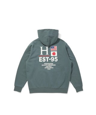 HIDEANDSEEK(ハイドアンドシーク) ジップパーカー HS×BH Zip Hooded