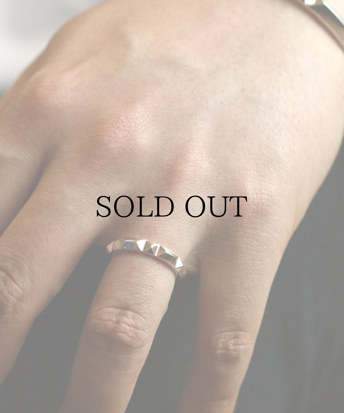 画像5: ArgentGleam / ArgentGleam LT Pyramid Studs Ring (5)