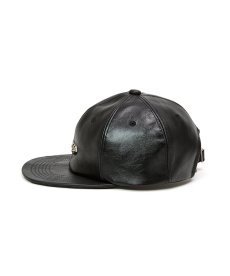 画像2: CALEE(キャリー) / STUDS LEATHER SOLID CAP (2)
