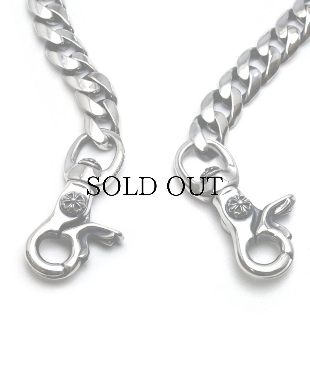 画像2: ArgentGleam / ArgentGleam Classic DoubleClip Medium Walletchain (2)