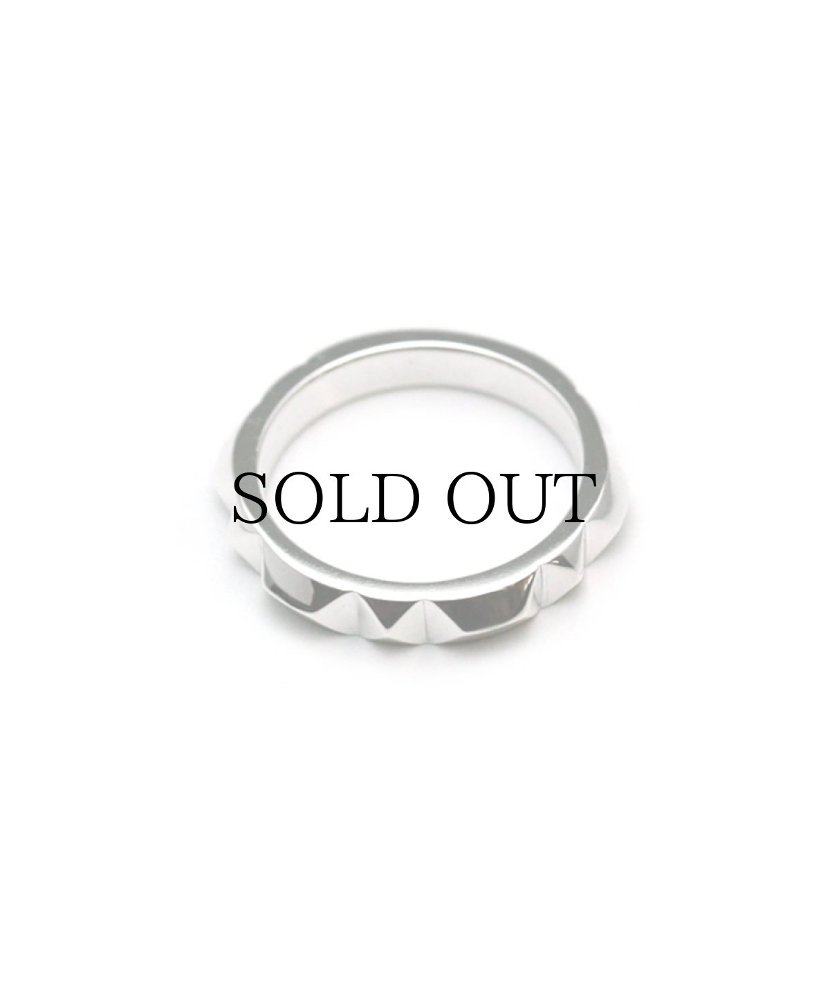 画像3: ArgentGleam / ArgentGleam LT Pyramid Studs Ring (3)