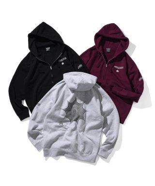 199♡アン ドゥムルメステール ジップアップ パーカー 大襟 ブラック XXS SOLD}ANN DEMEULEMEESTER アンドゥムルメステール HOODIE GRIMM BLACK