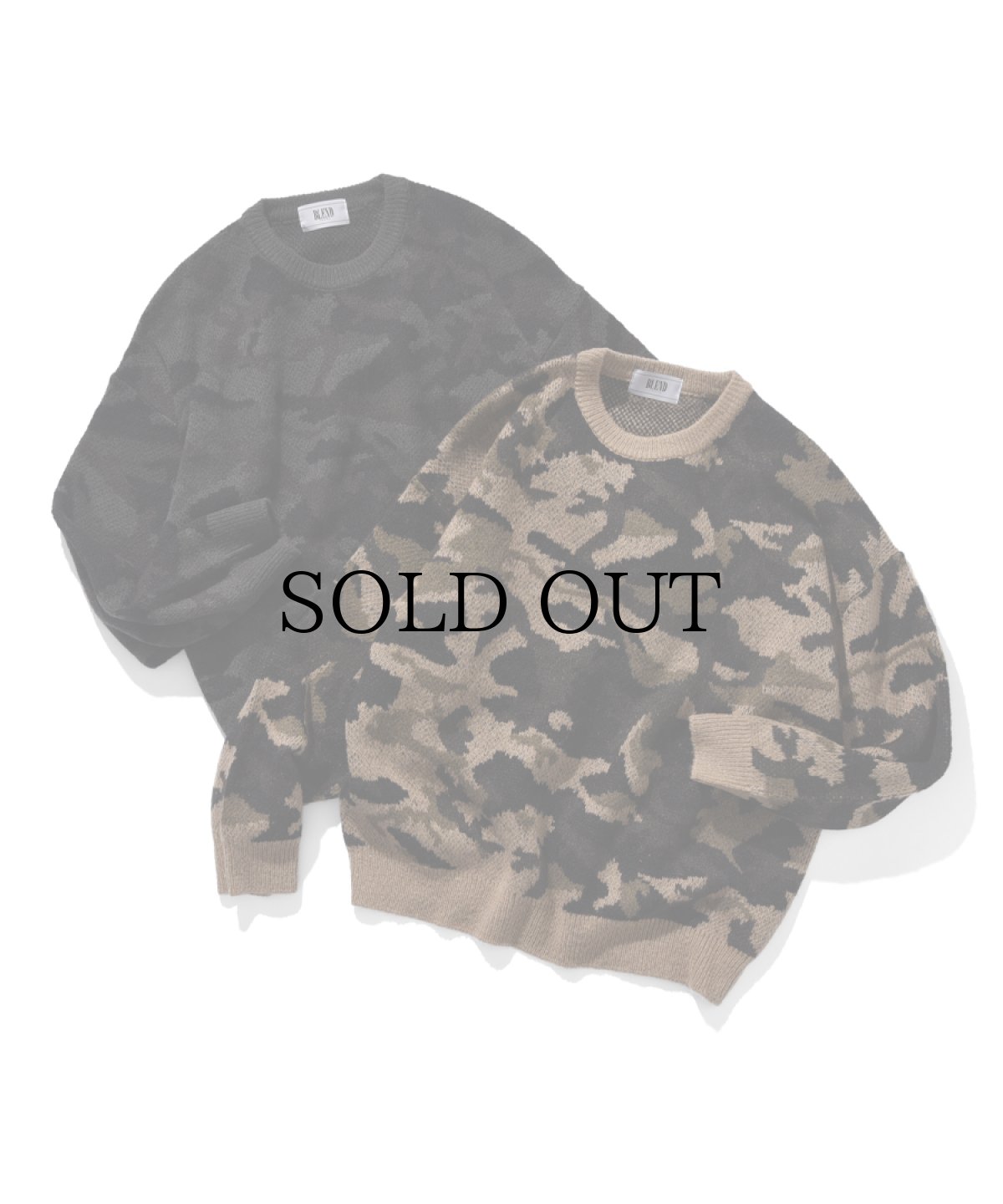 画像2: BLEND(ブレンド) / CAMO KNIT (2)