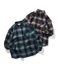 画像2: BLEND(ブレンド) / NEL SHIRT (2)