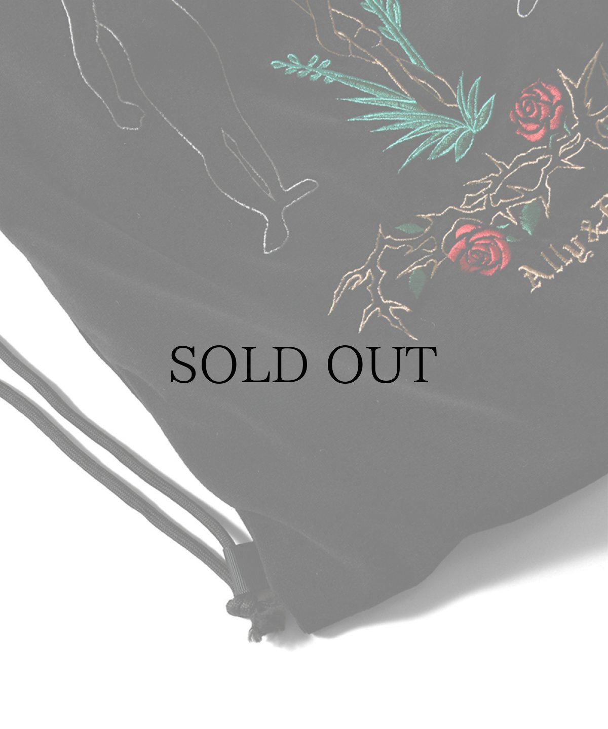 画像7: ALLY&DIA / PARADICE OF EDEN VELOUR KNAPSACK (7)