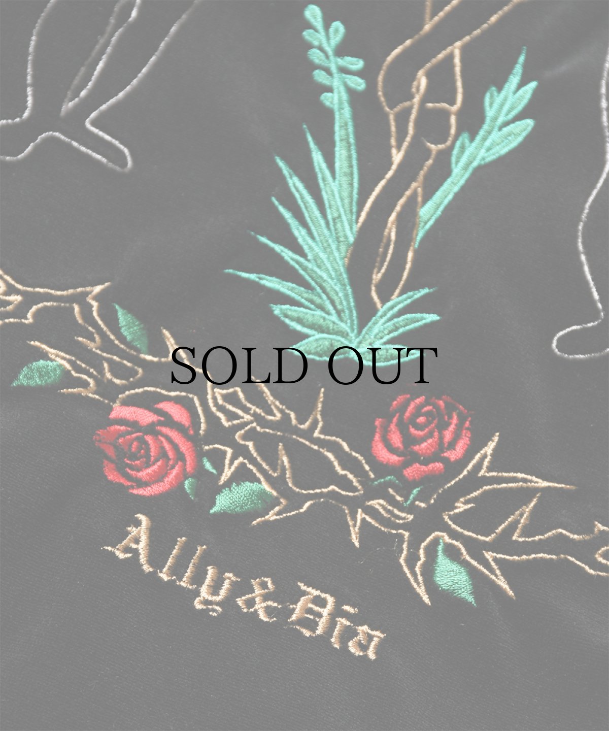 画像6: ALLY&DIA / PARADICE OF EDEN VELOUR KNAPSACK (6)