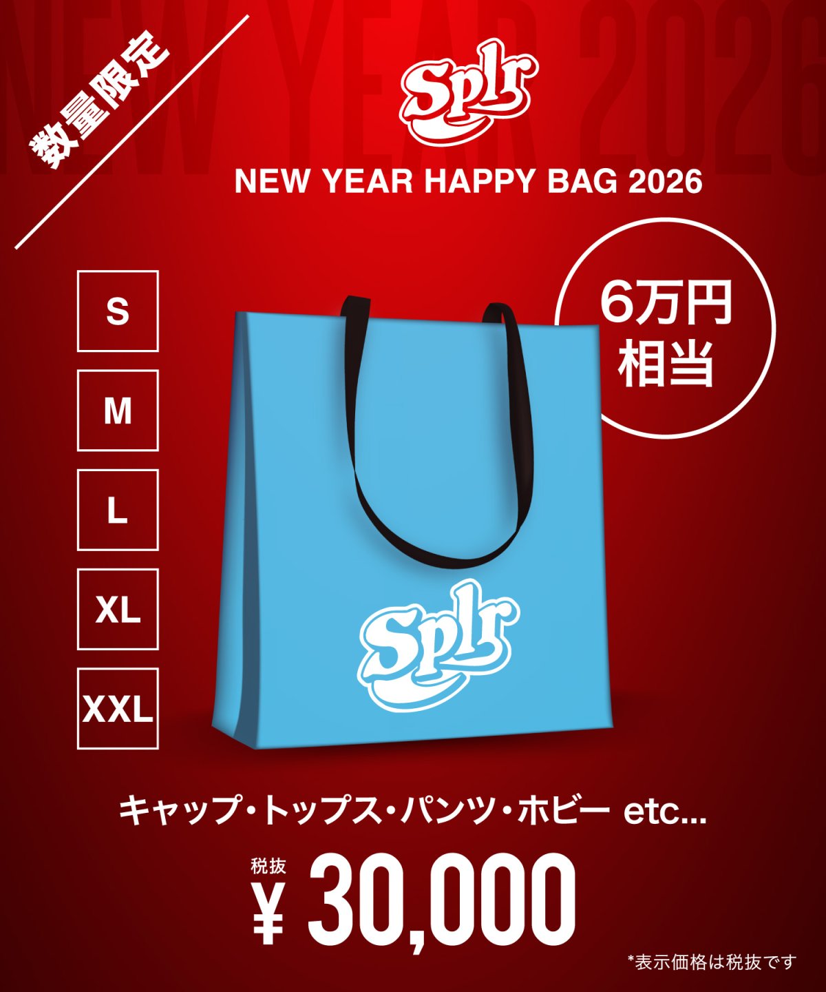 画像1: 数量限定!! / 2026 "SUPPLIER & SPLR" NEW YEAR BAG (1)