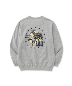 画像2: CALEE(キャリー) / IRON HORSE CREW NECK SW ＜BARTHDAY WORKS DESIGN＞ (2)