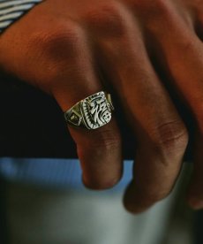 画像7: CALEE(キャリー) / MEXICAN TASTE JAPANESE FUKU PINKY RING (7)