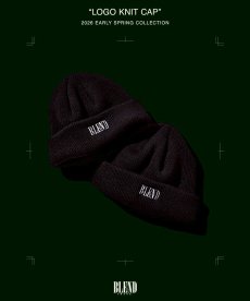画像1: BLEND(ブレンド) / LOGO KNIT CAP (1)