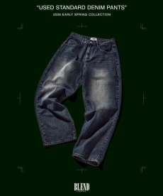 画像1: BLEND(ブレンド) / USED STANDARD DENIM PANTS (1)