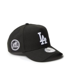 画像1: NEW ERA / 9FORTY A-Frame MLB Black & White モノトーン ロサンゼルス・ドジャース (1)