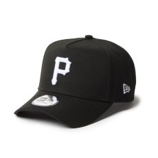 画像3: NEW ERA / 9FORTY A-Frame MLB Black & White モノトーン ピッツバーグ・パイレーツ (3)