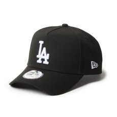 画像3: NEW ERA / 9FORTY A-Frame MLB Black & White モノトーン ロサンゼルス・ドジャース (3)